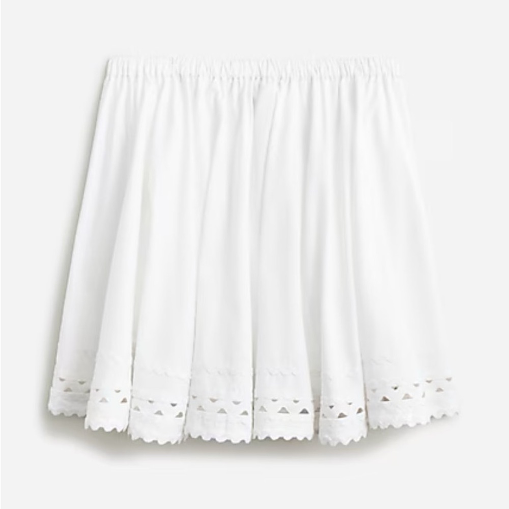 J. Crew mini skirt with rickrack trim